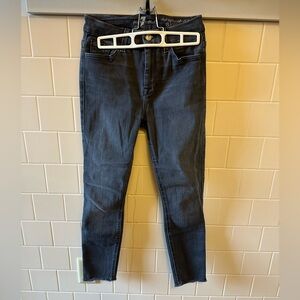 Seven for all man kind the high waist ankle skinny grey 25